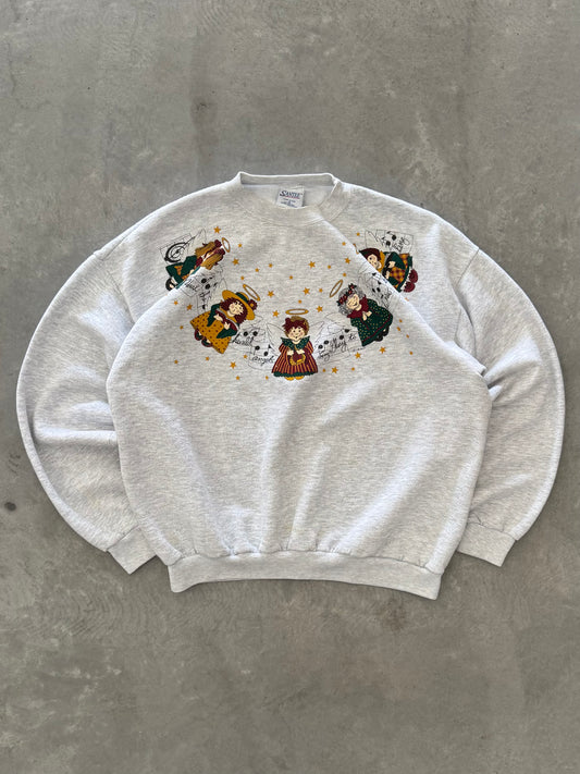 Vintage Hark the Herald Angels Sweatshirt - XL