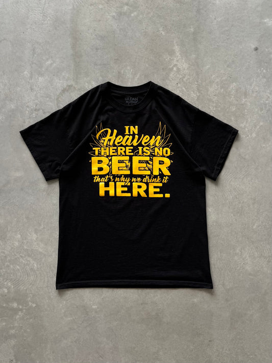 Iowa Tee In Heaven There Is not Beer That’s Why we Drink It Here - M