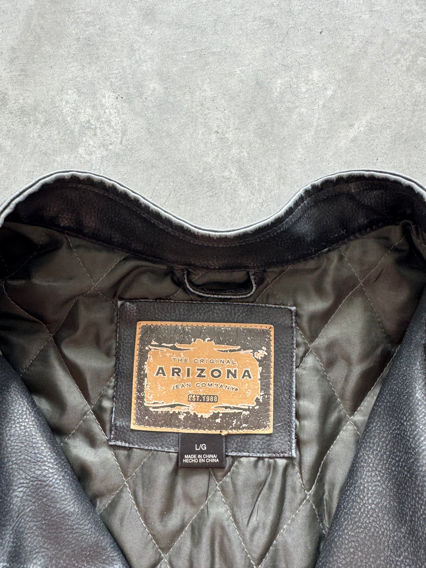Vintage Arizona Jeans Leather Jacket - L
