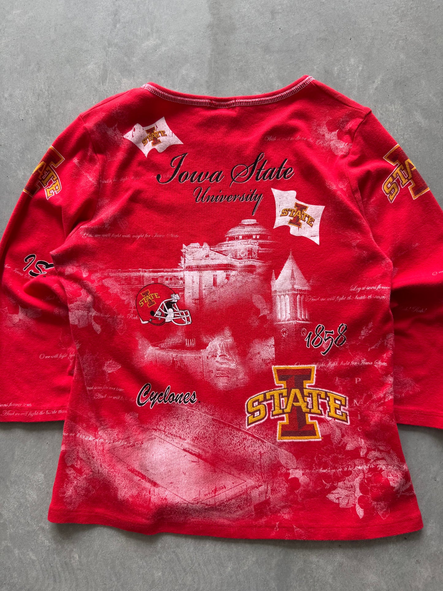 Vintage Iowa State Cyclones 3/4 Sleeve Women’s Tee - M