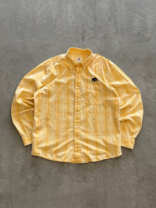 Vintage Iowa Hawkeyes Button Up - L