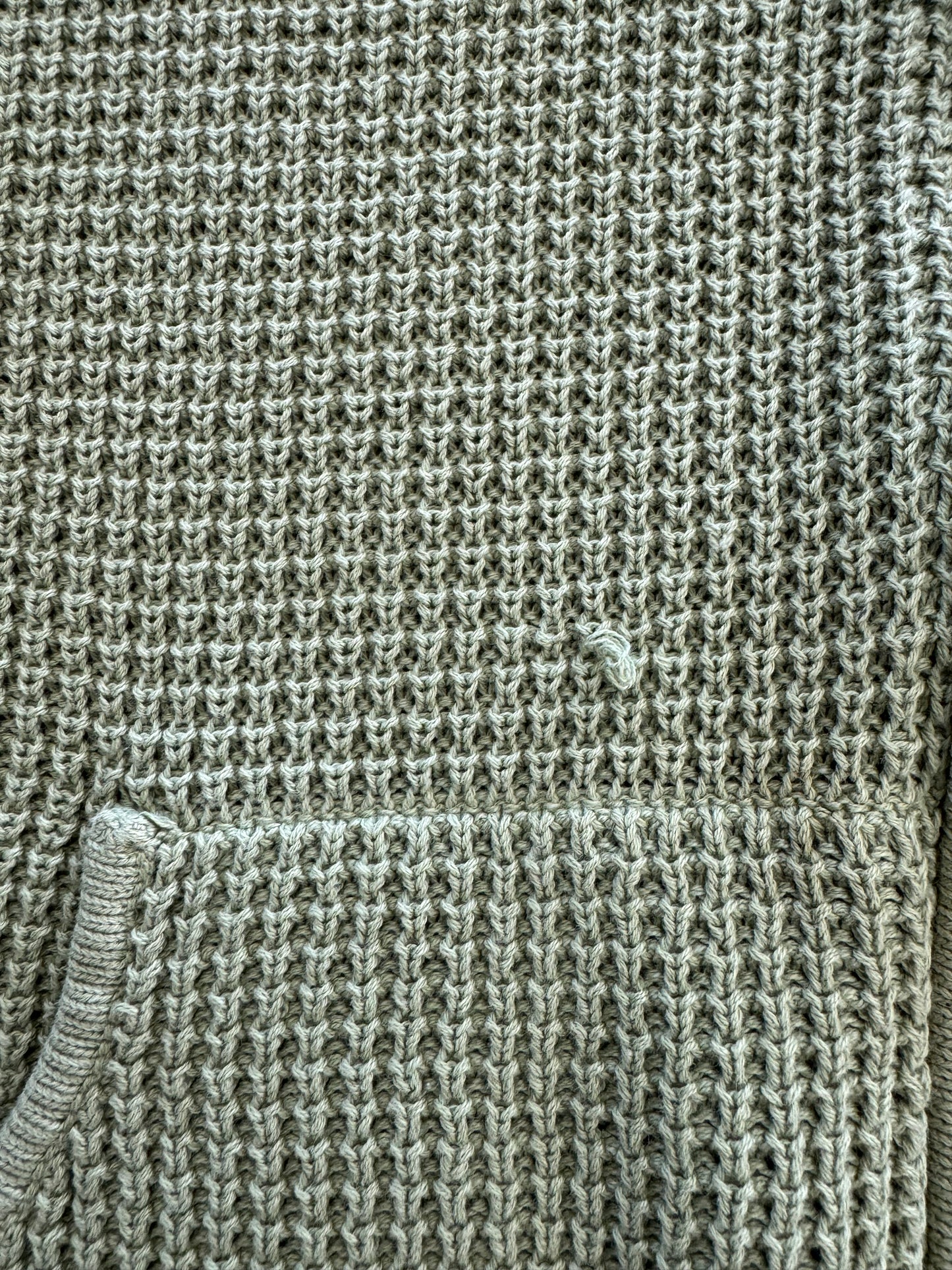 Vintage Knit Zip Up Hoodie - XL