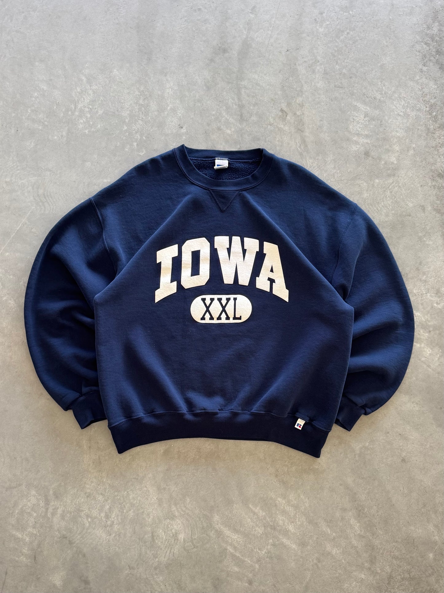 Vintage 90s Russell Iowa Sweatshirt - XL