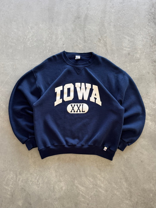 Vintage 90s Russell Iowa Sweatshirt - XL