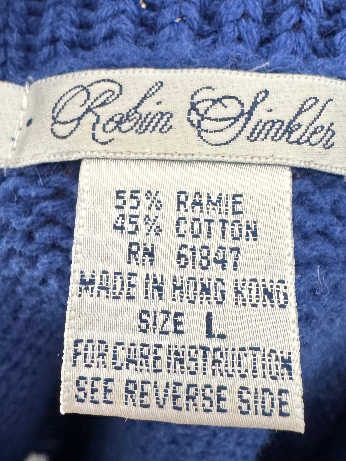 Vintage Christmas Village Sweater - L