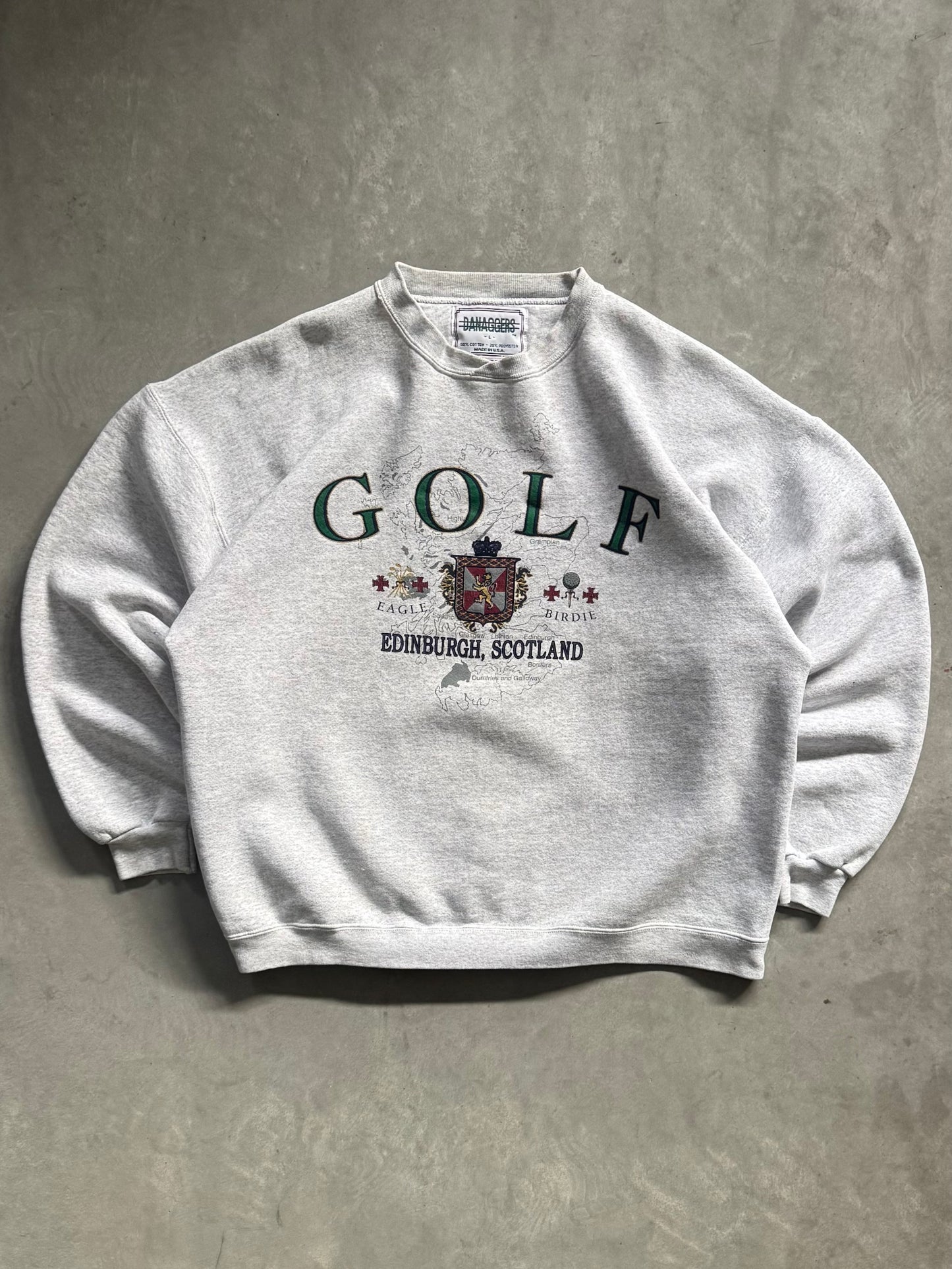 Vintage 90s Golf Scotland Sweatshirt - L