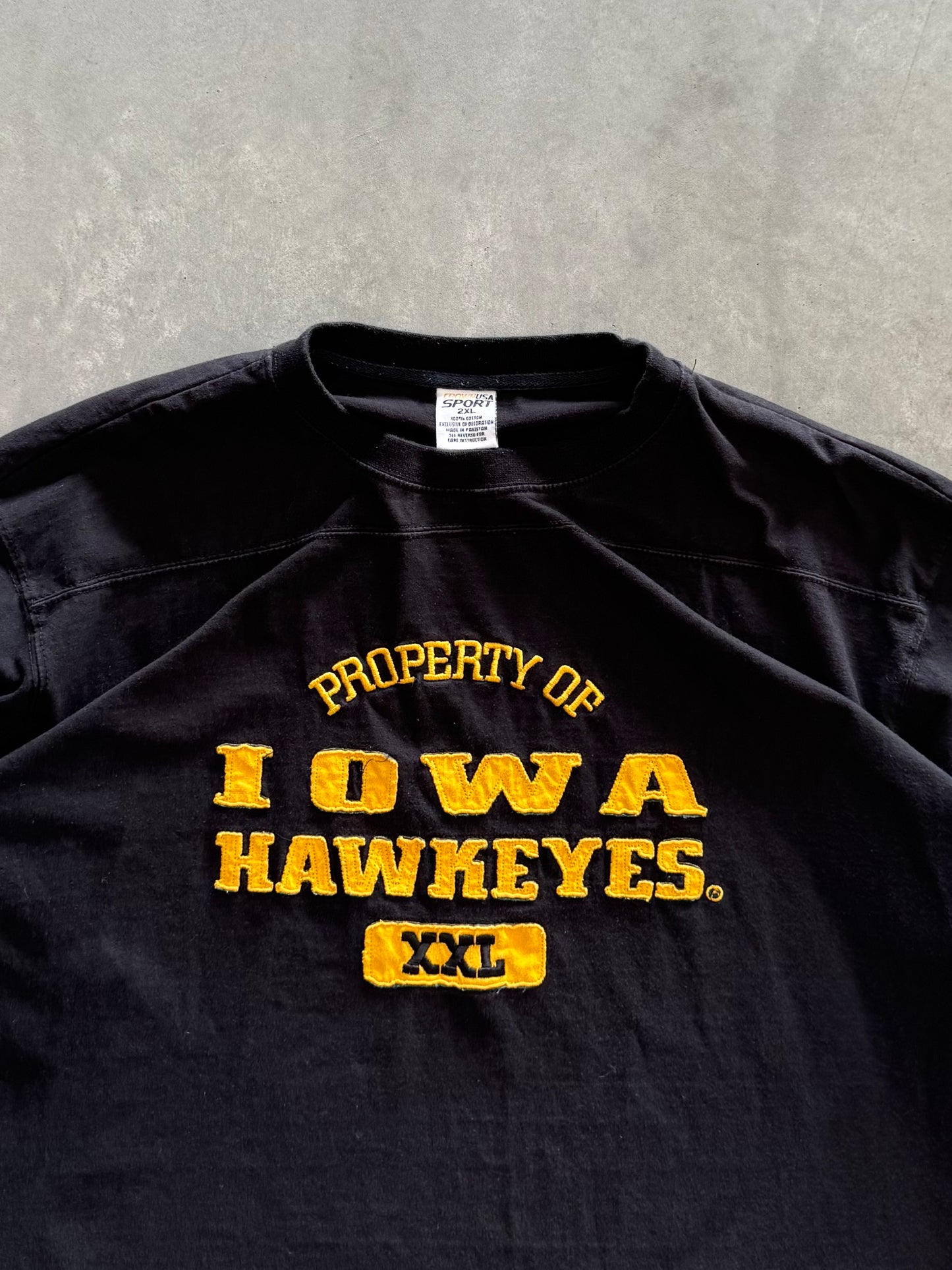 Vintage Iowa Hawkeyes Long Sleeve - XXL