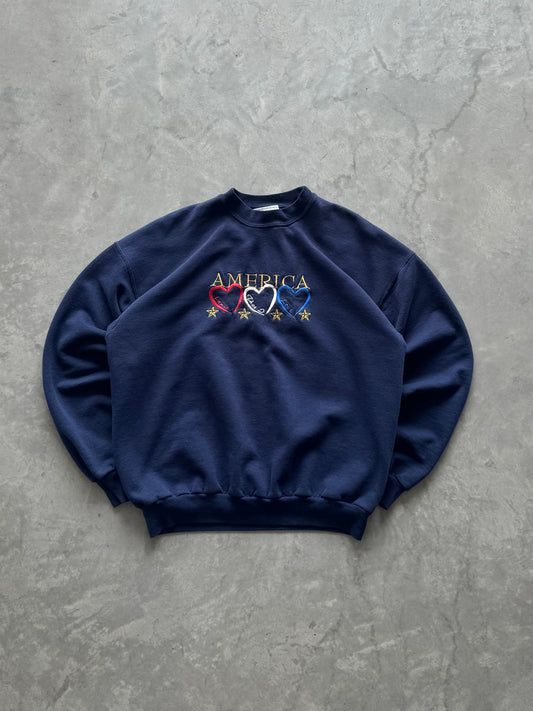 Vintage 4th of July Sweatshirt - L