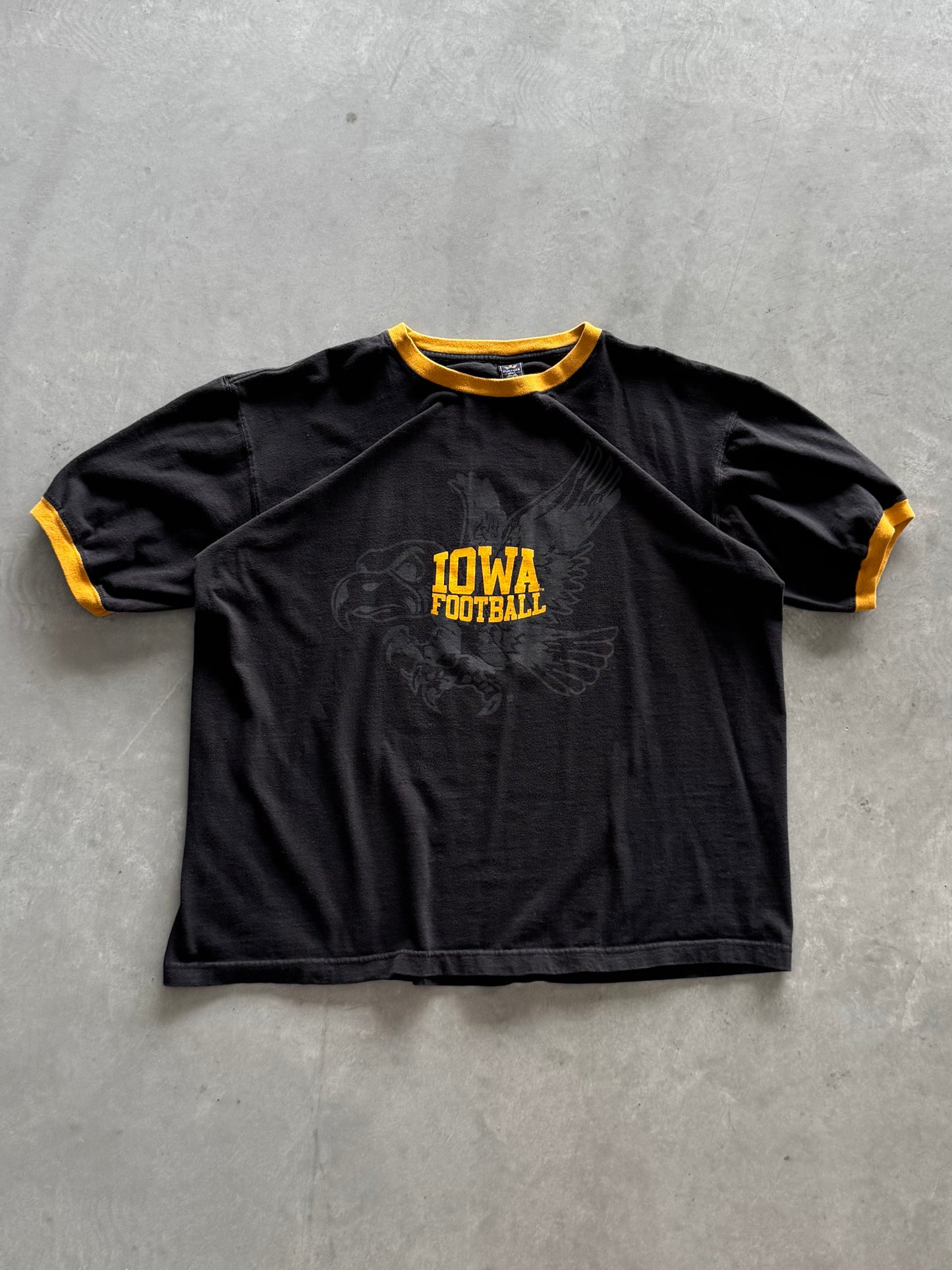Vintage 90s Iowa Hawkeyes Football Tee - XL