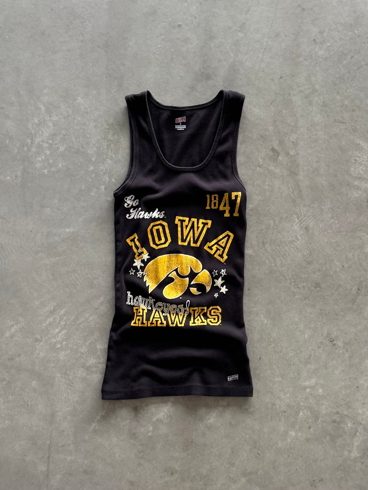 Vintage Iowa Hawkeyes Tank Top - L