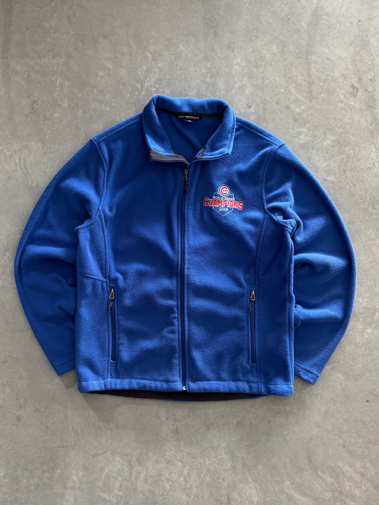 Vintage Chicago Cubs Fleece Zip Up - M