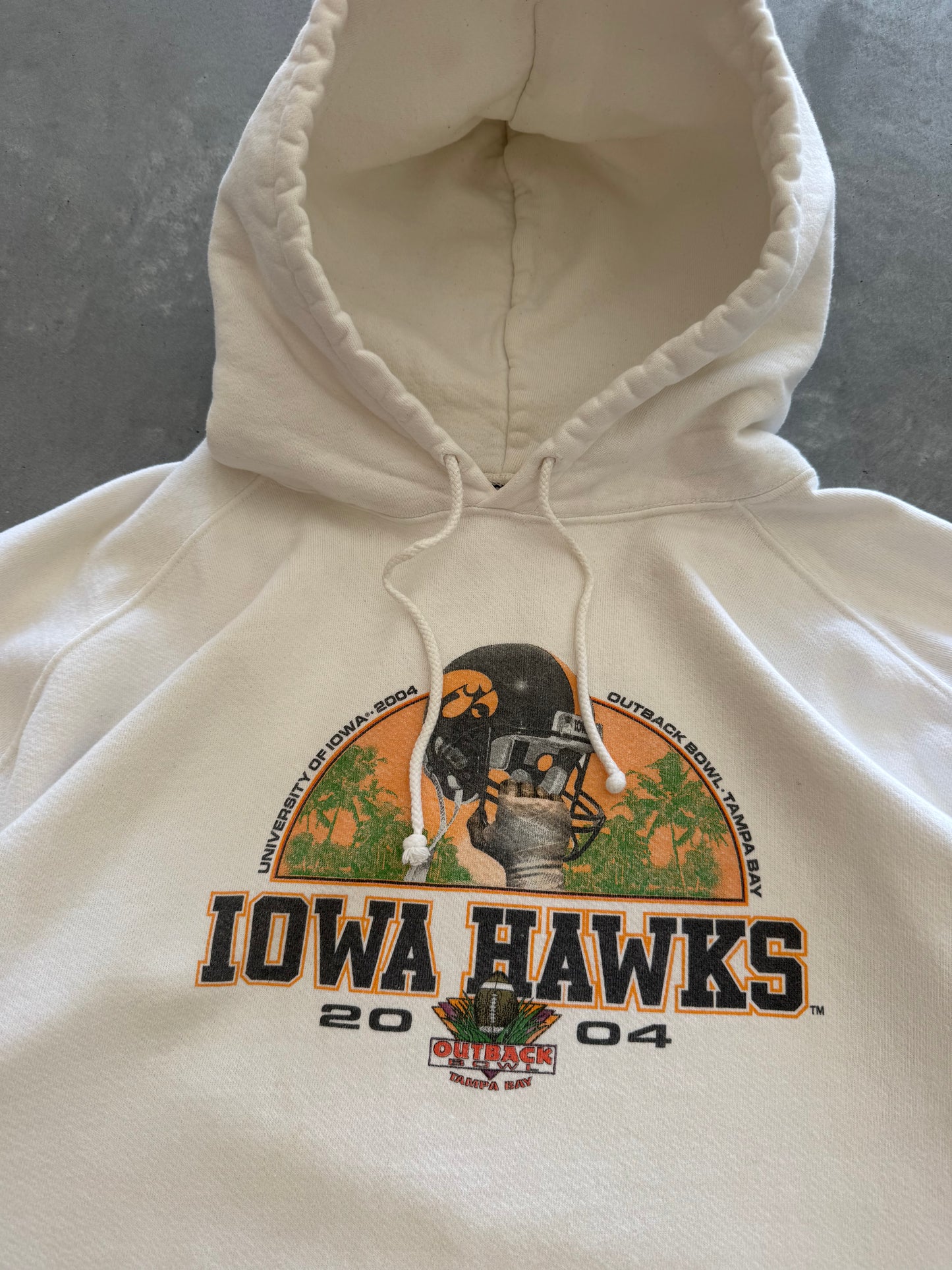 Vintage 00s Iowa Hawkeyes Bowl Game Hoodie - XXL