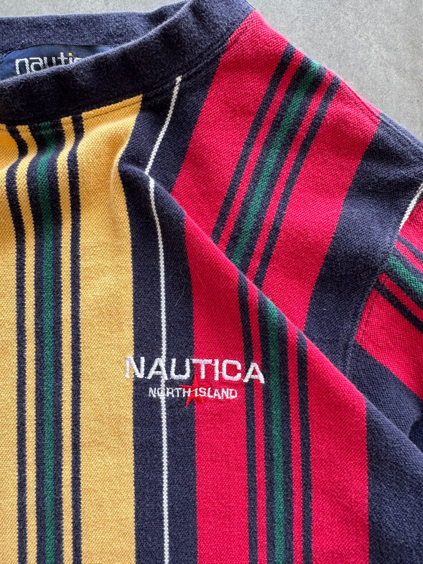 Vintage Nautica Striped Longsleeve - M