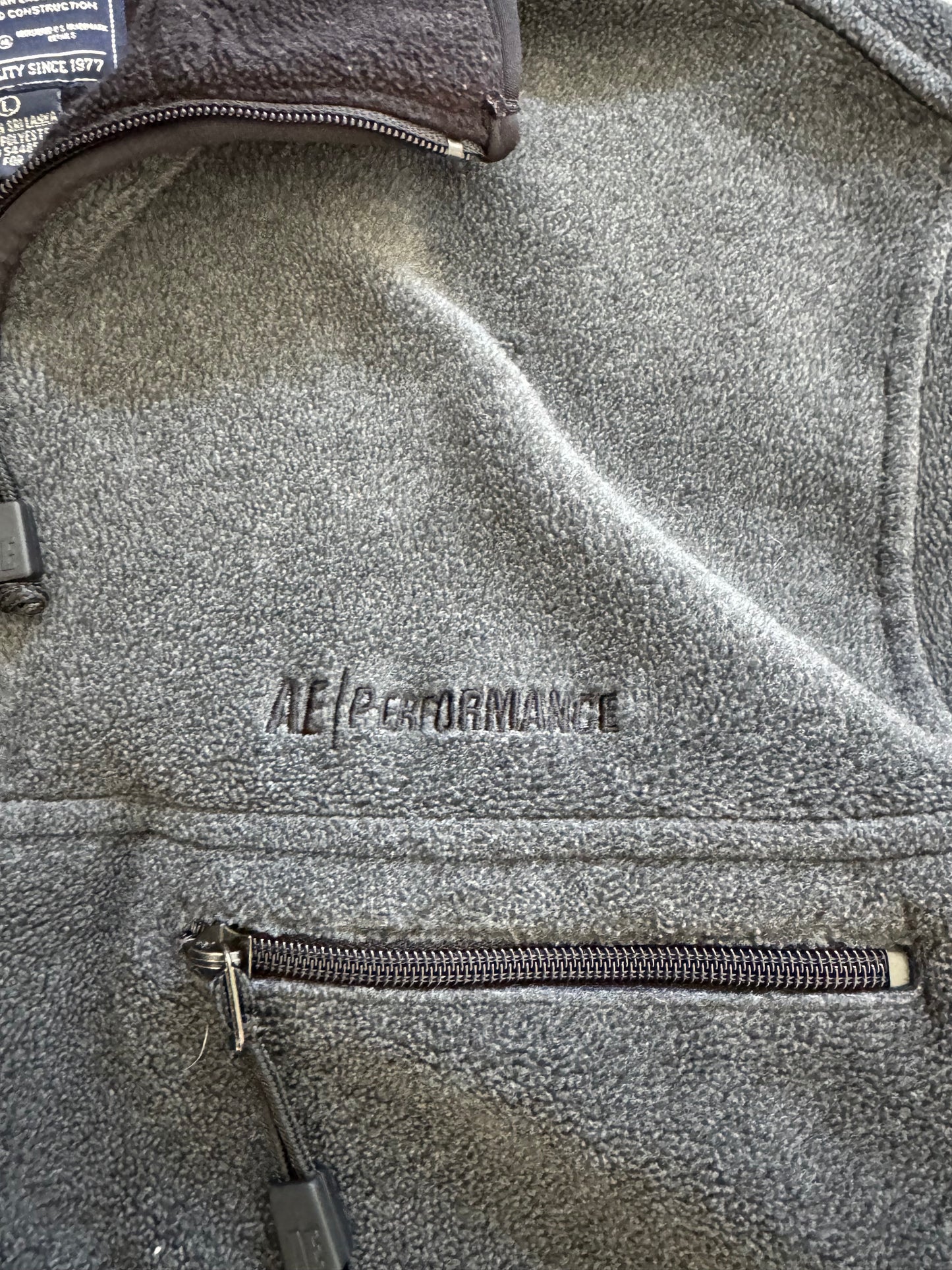 Vintage American Eagle Fleece Quarter Zip - L