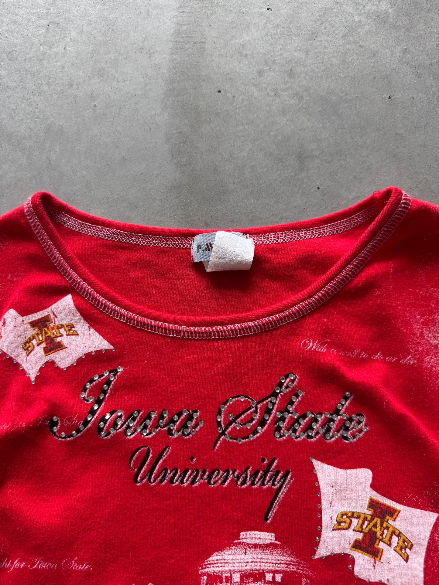 Vintage Iowa State Cyclones 3/4 Sleeve Women’s Tee - M