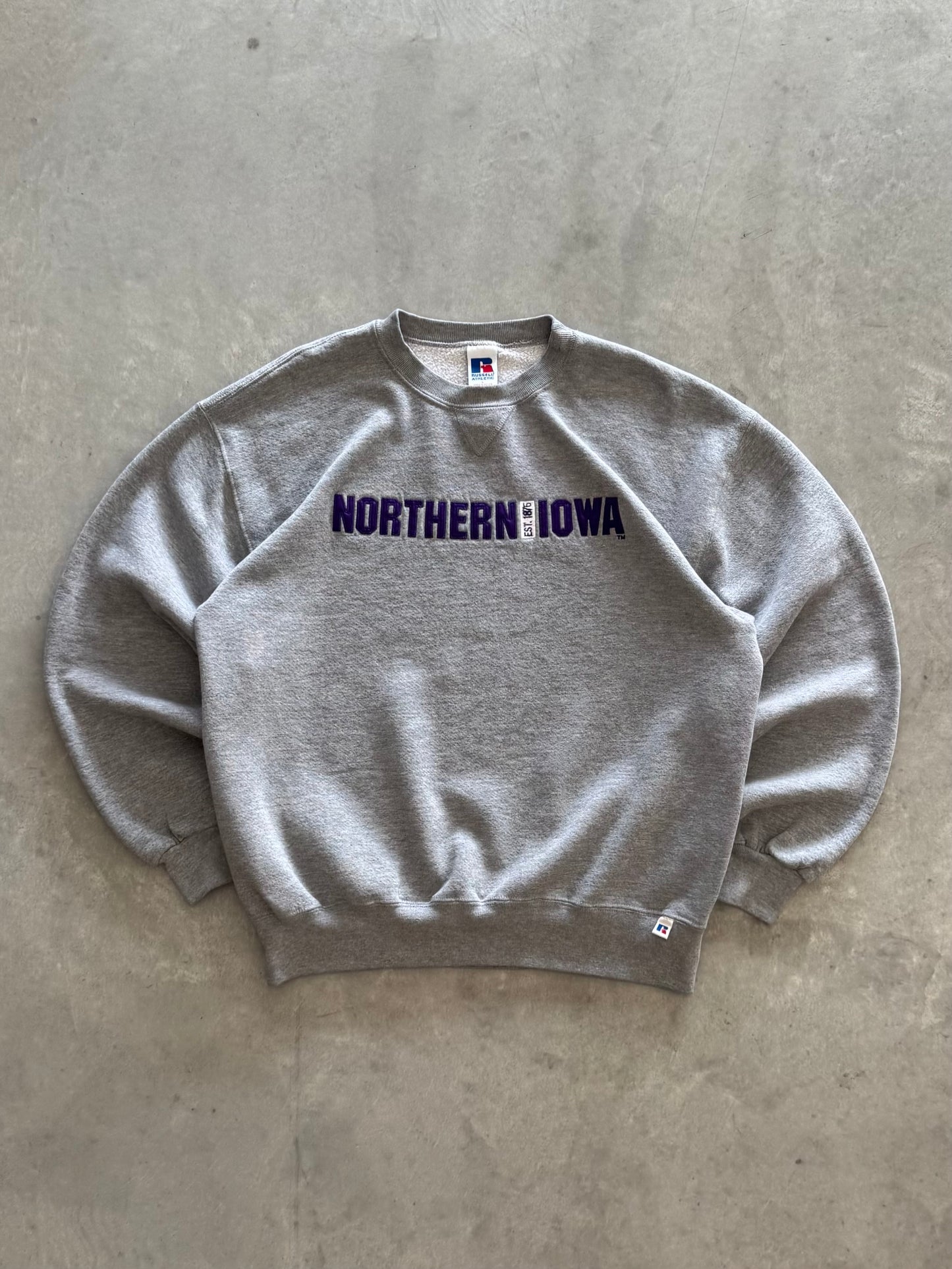 Vintage 90s Russell Northern Iowa Sweatshirt - L