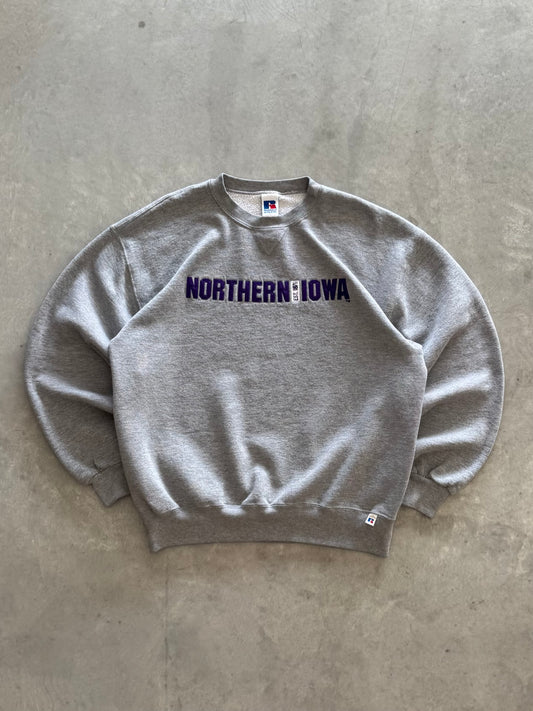 Vintage 90s Russell Northern Iowa Sweatshirt - L