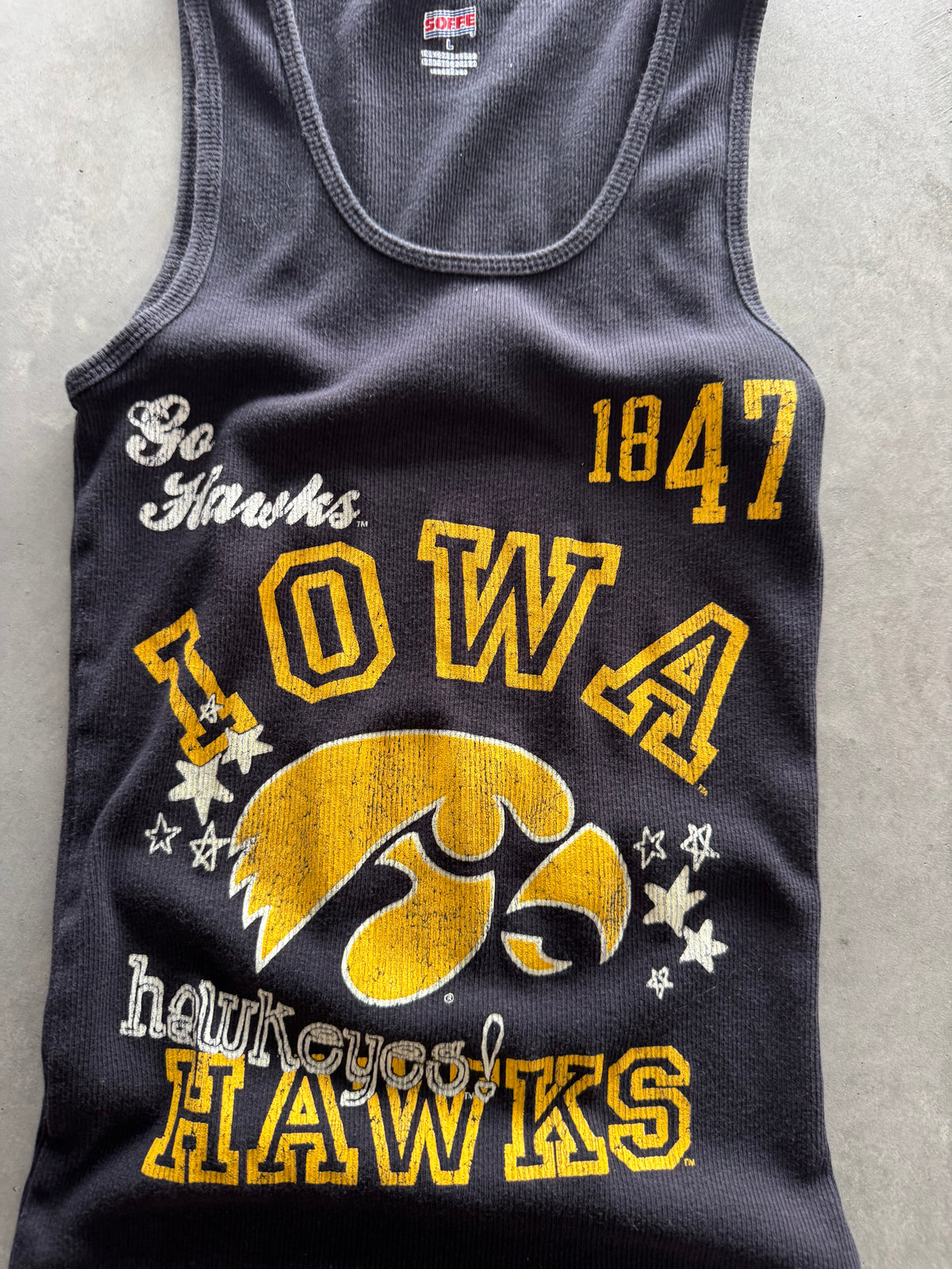Vintage Iowa Hawkeyes Tank Top - L