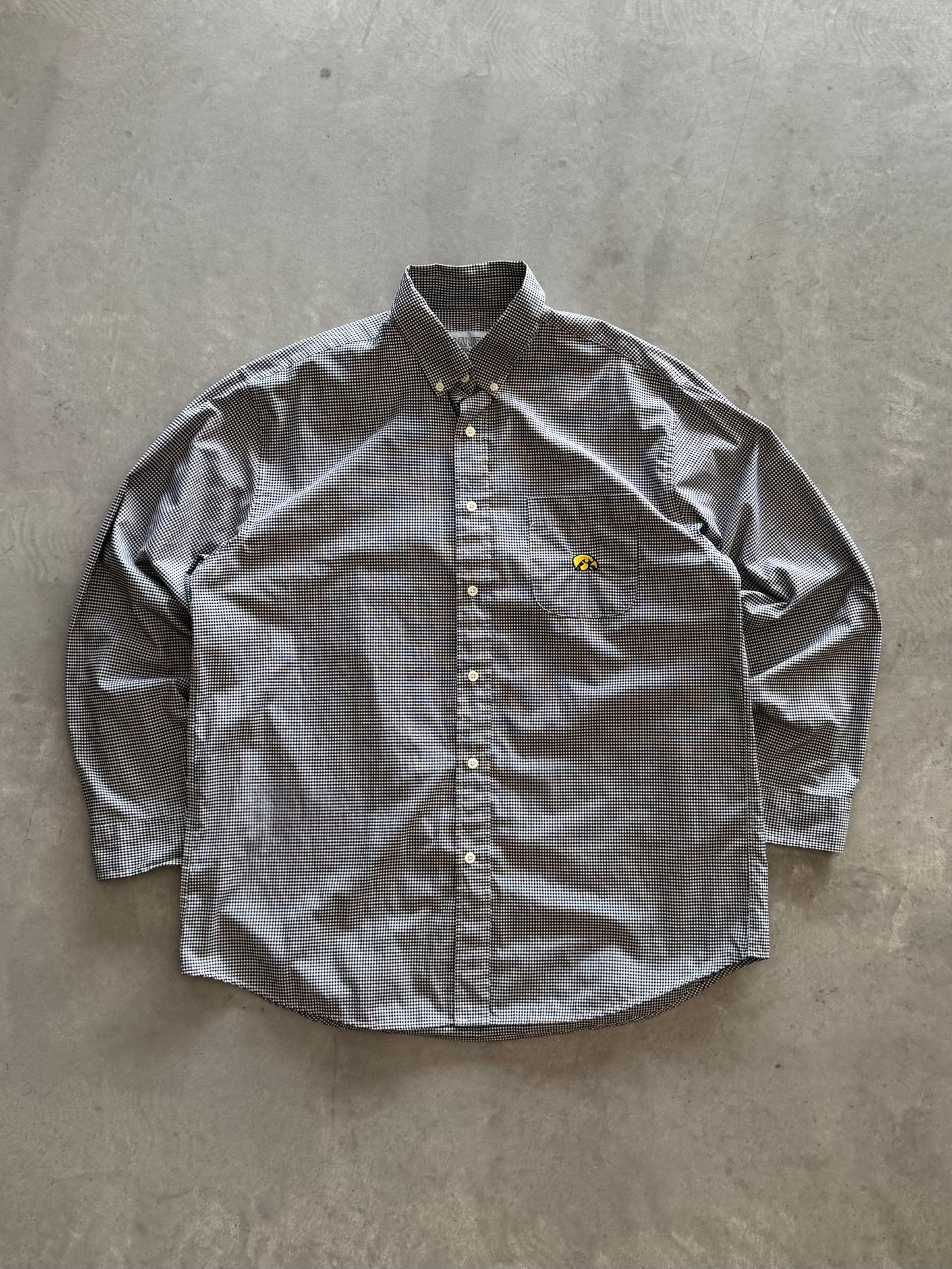 Vintage Iowa Hawkeyes Button Up - XL