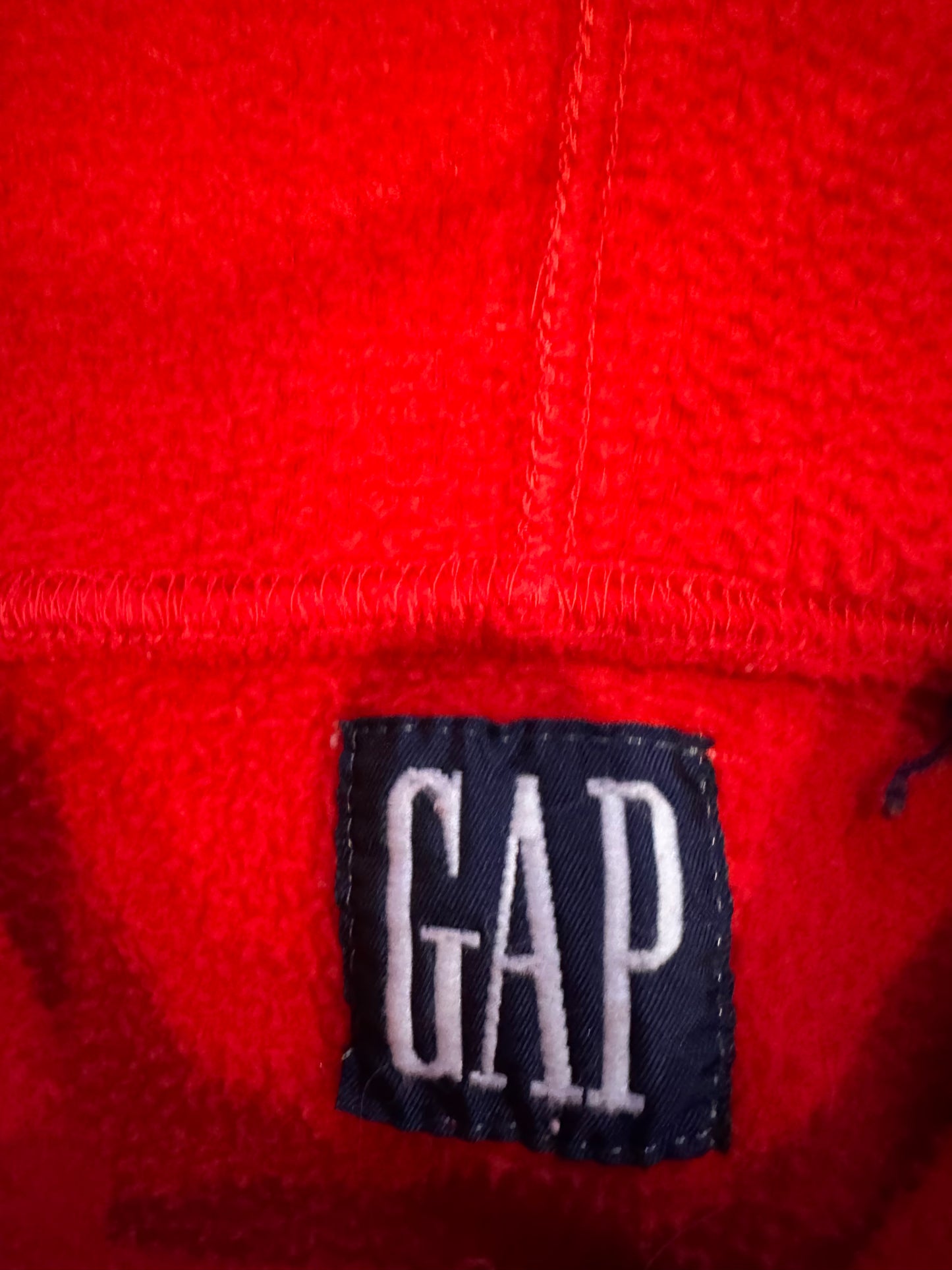 Vintage 90s Gap Fleece Hoodie - M