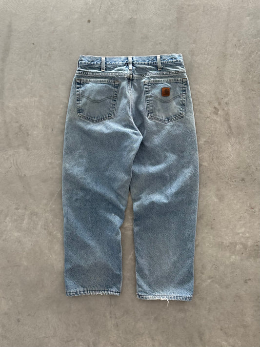 Vintage Carhartt Flannel Lined Jeans - 32x30