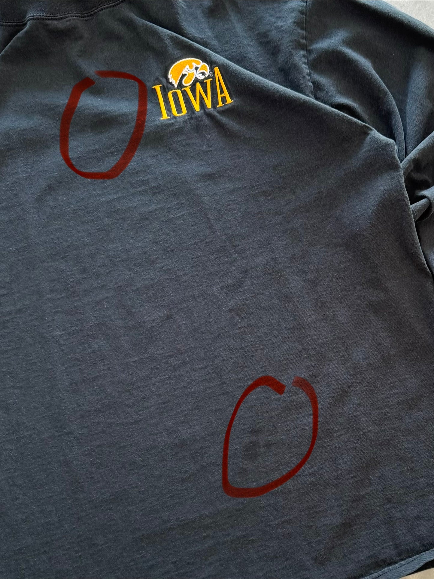 Vintage 90s Iowa Hawkeyes Mock Neck - XL