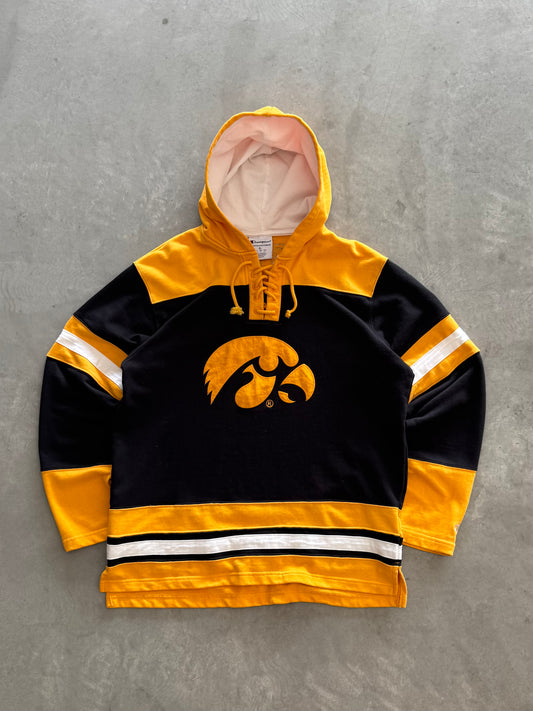 Iowa Hawkeyes Hockey Hoodie - XL
