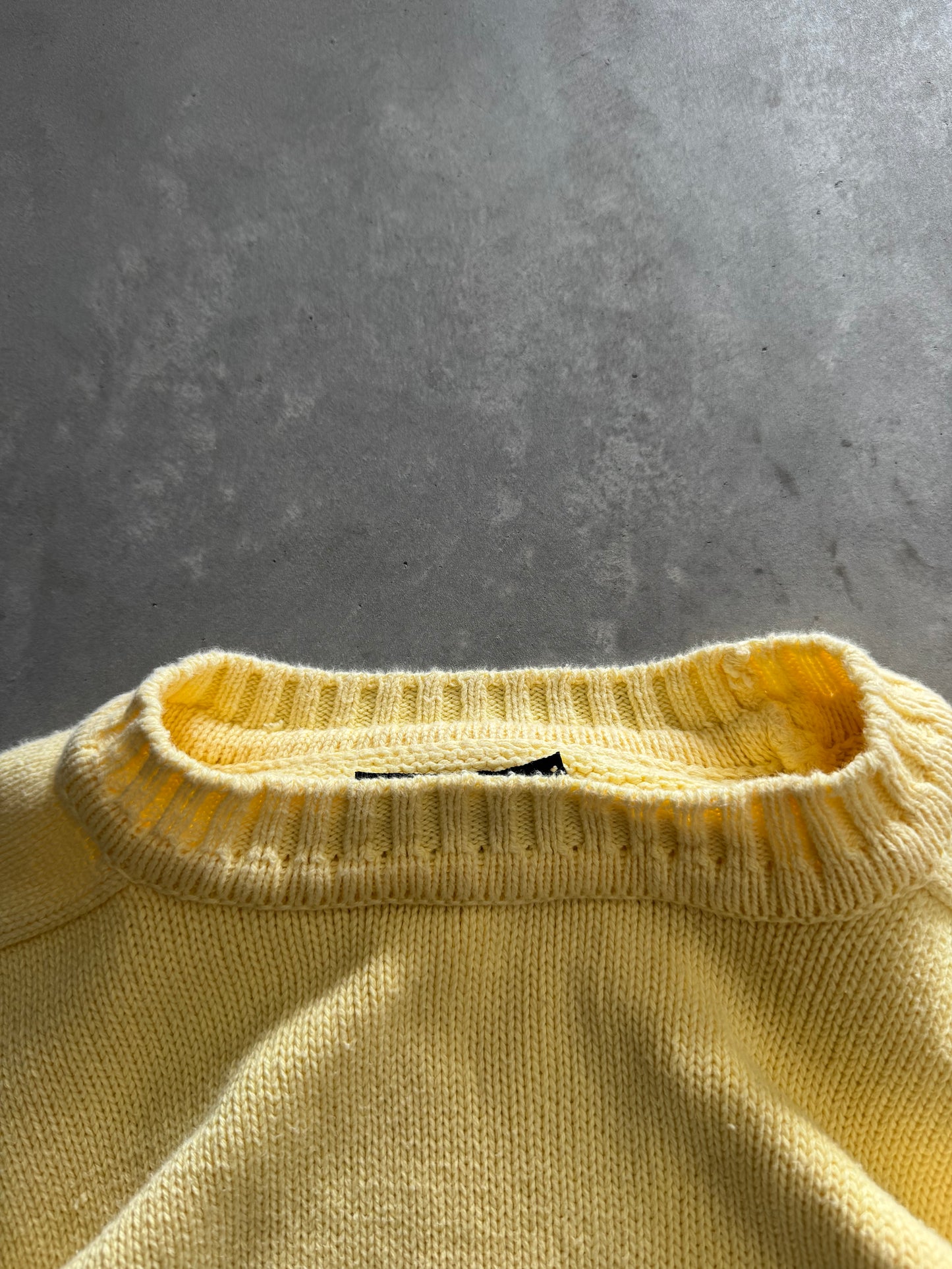 Vintage Lands End Yellow Sweater - XL
