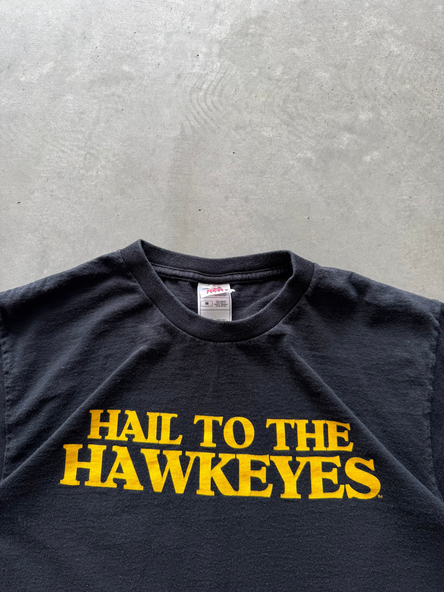 Vintage Hail to The Hawkeyes Tee - M