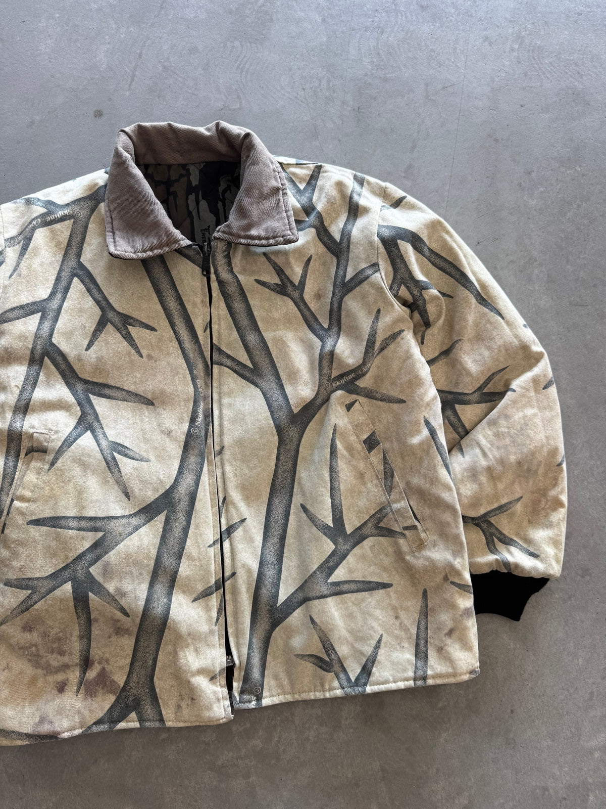 Vintage 80s Trebark Camo Reversible Jacket - M