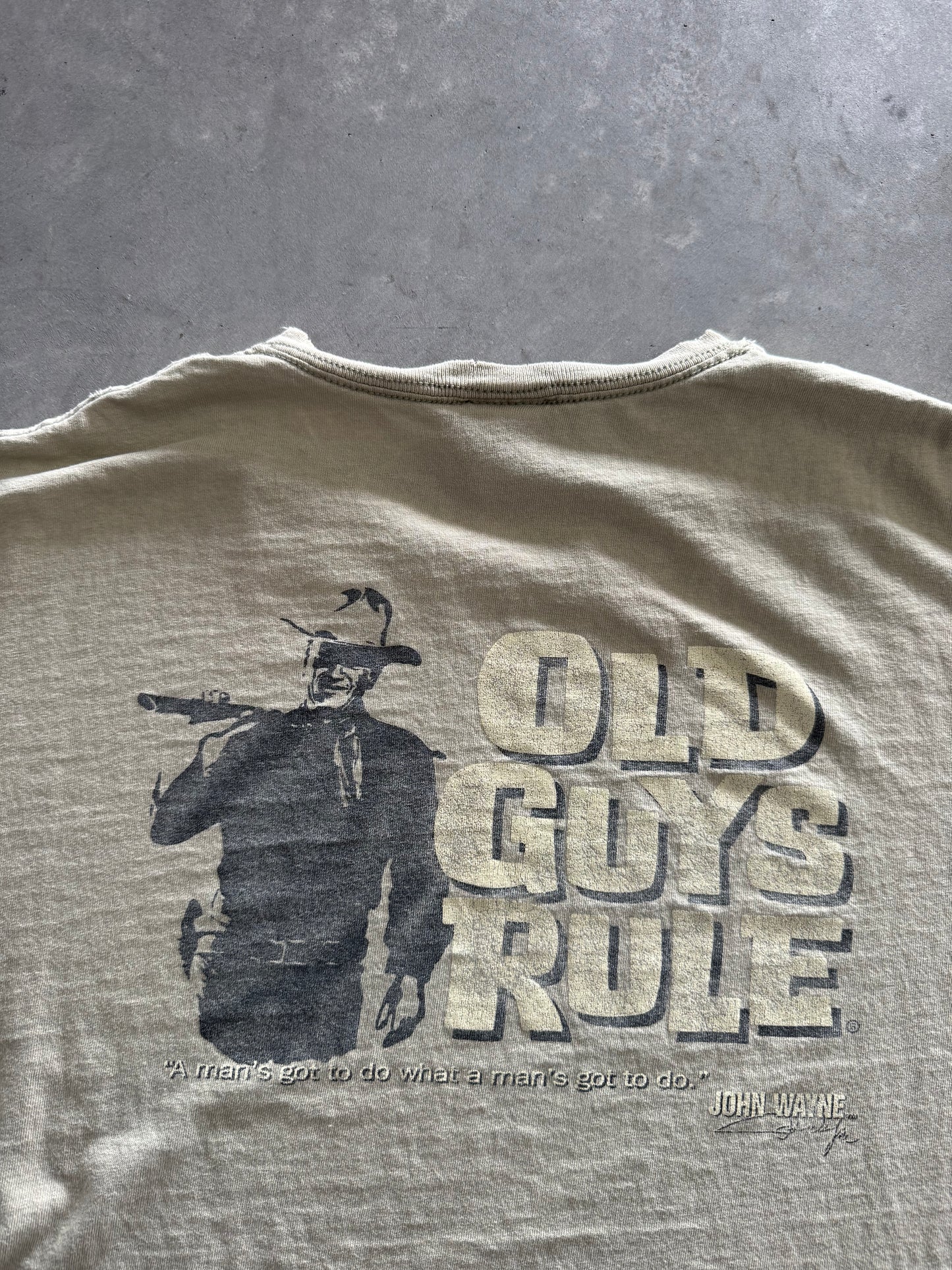 Vintage Old Guys Rule Tee - XL