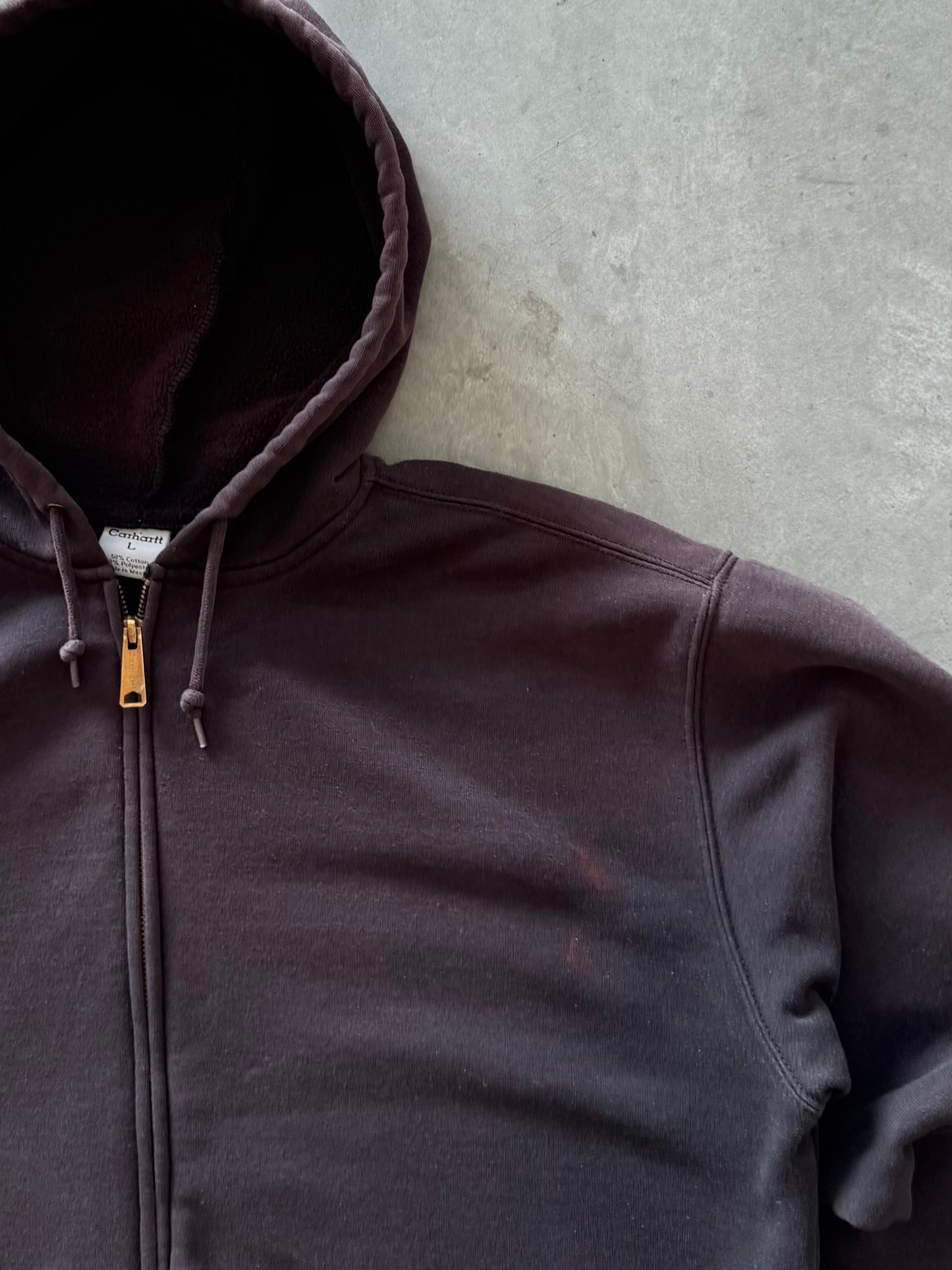 Vintage 90s Carhartt Zip Up Hoodie - L