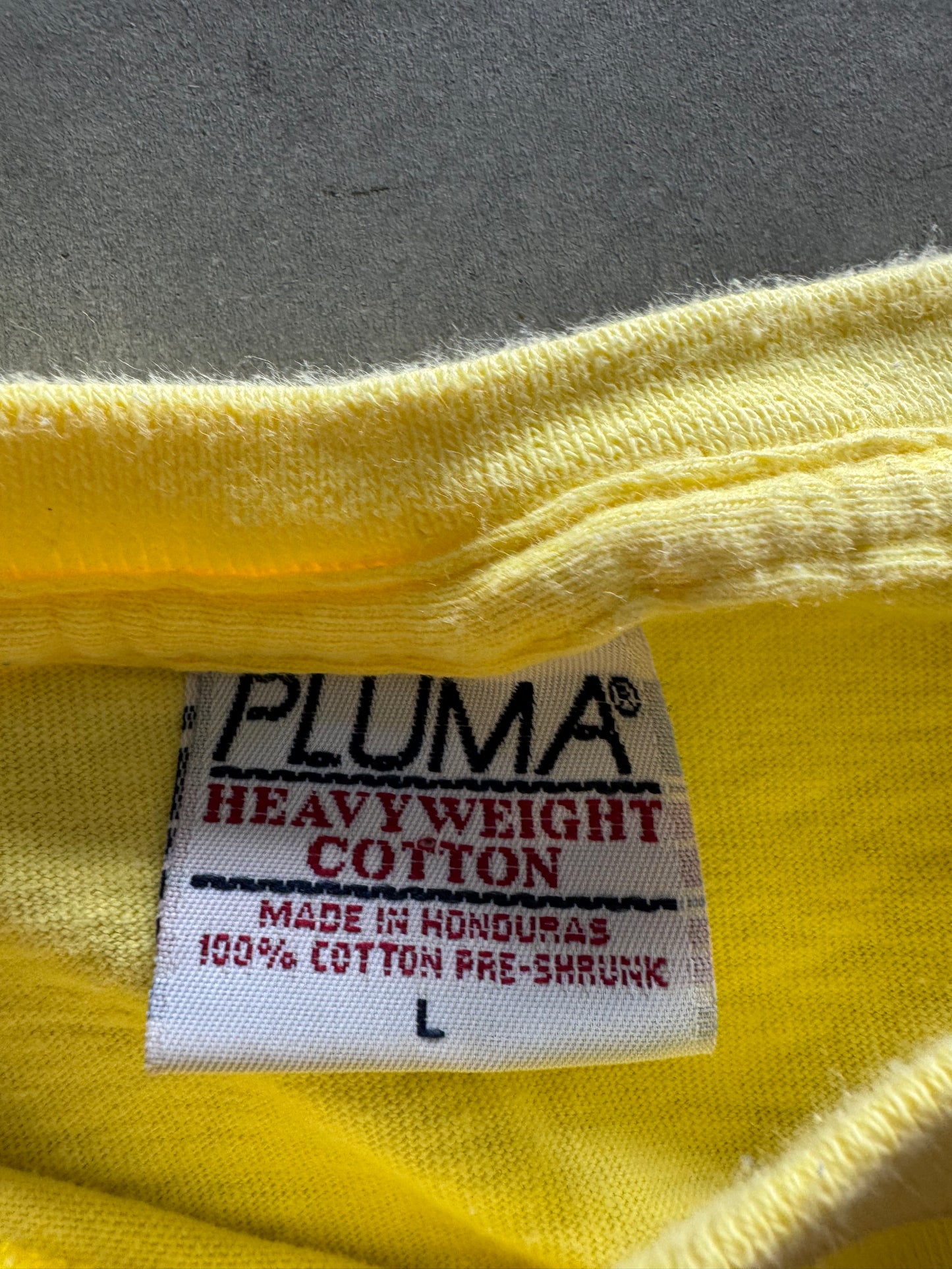 Vintage Floral Yellow Tee - L