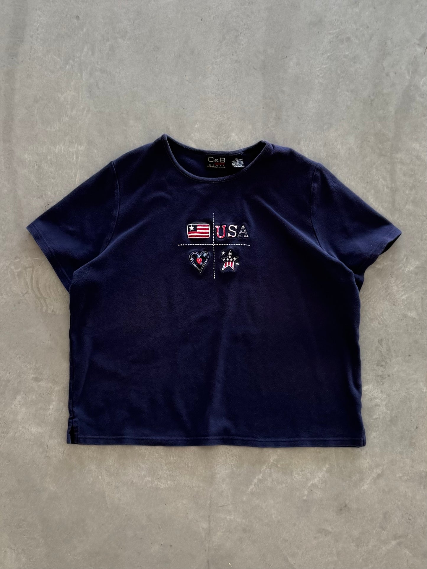 Vintage 4th of July Women’s Cropped Tee - XL
