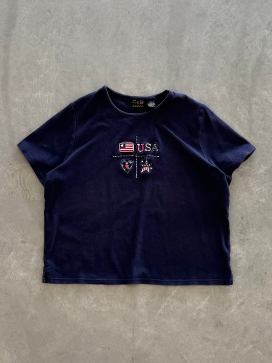 Vintage 4th of July Women’s Cropped Tee - XL