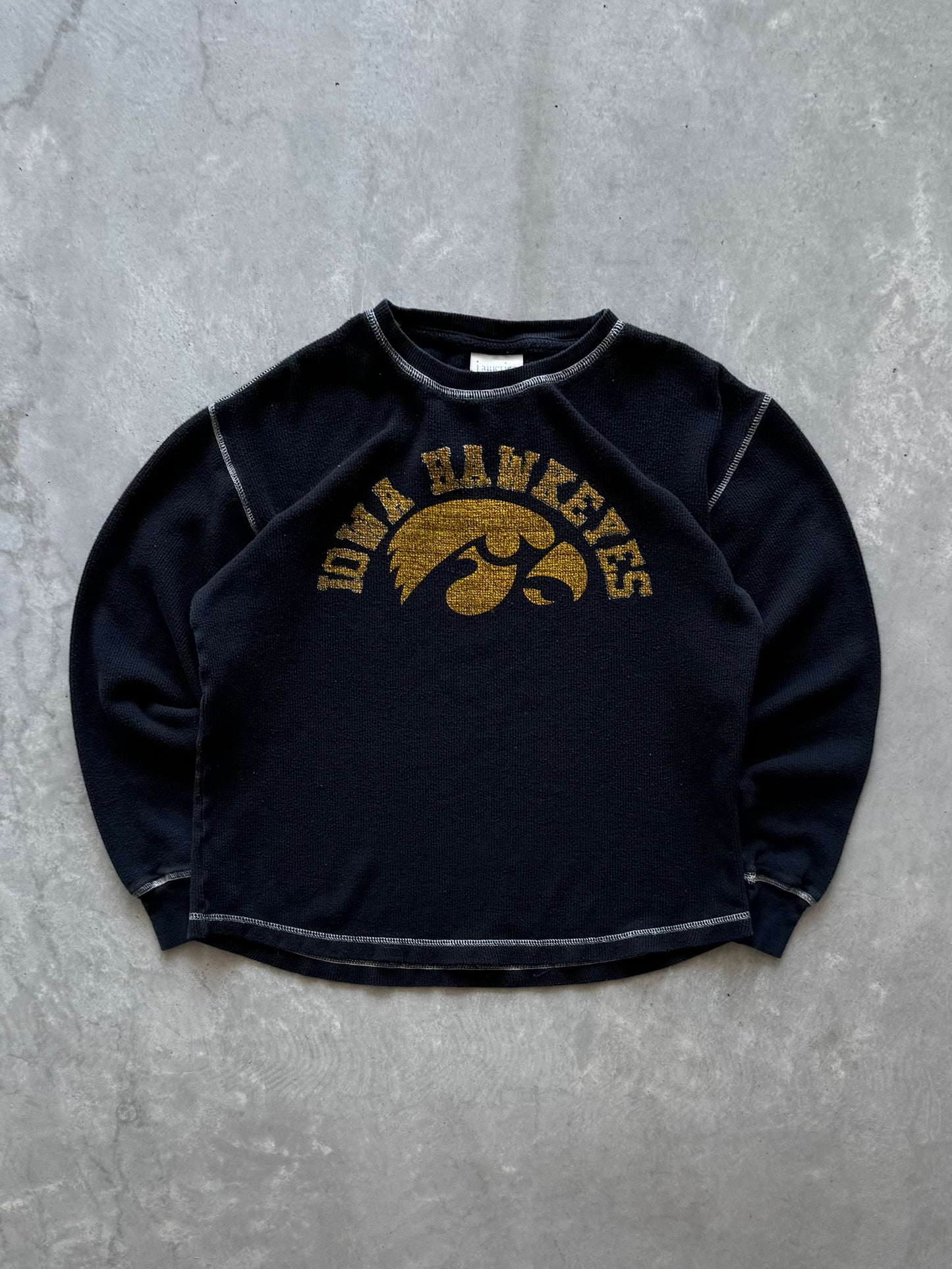 Vintage Iowa Hawkeyes Waffle Knit - M