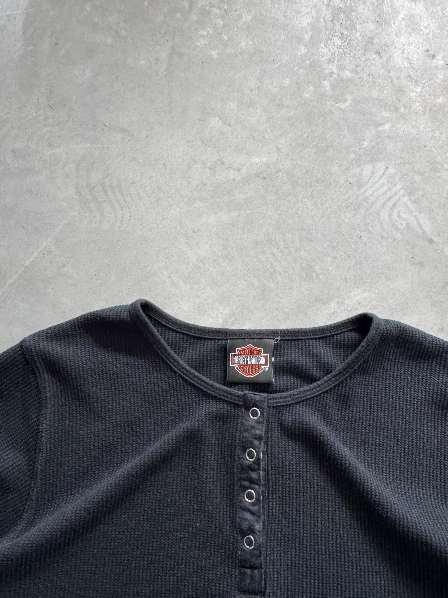 Vintage Harley Davidson Women’s Waffle Knit - XL