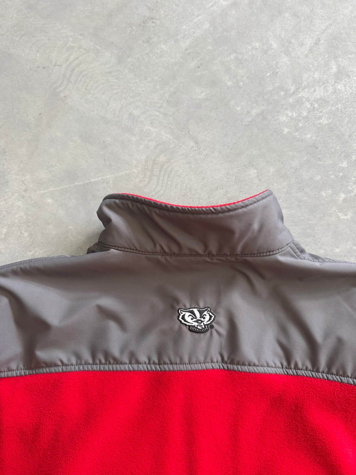 Vintage Wisconsin Badger Fleece Jacket - L