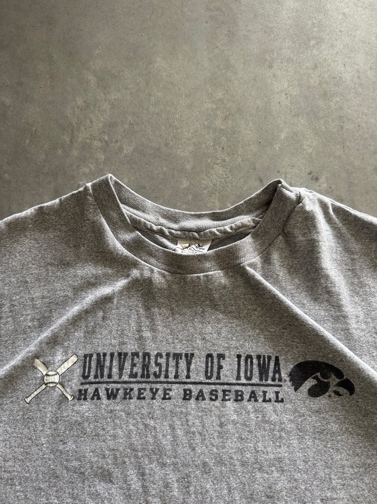 Vintage Iowa Hawkeyes Baseball Tee - XXL