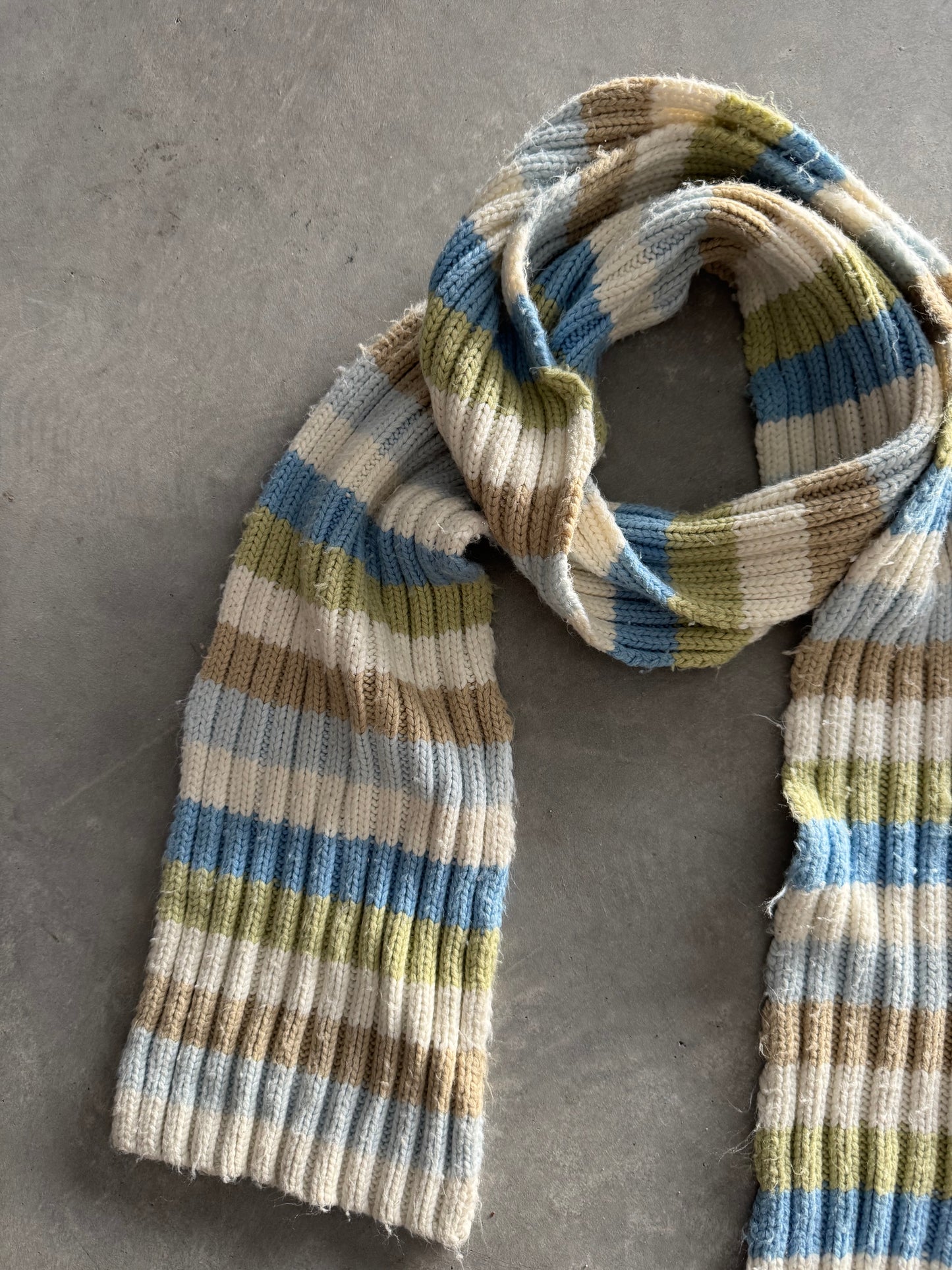 Vintage Striped Scarf