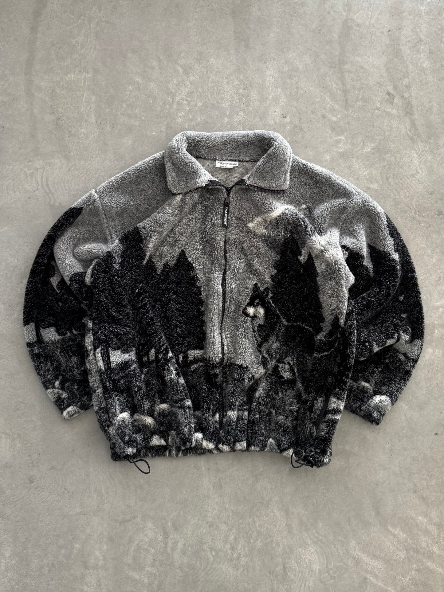 Vintage 90s Fleece Zip Up - L