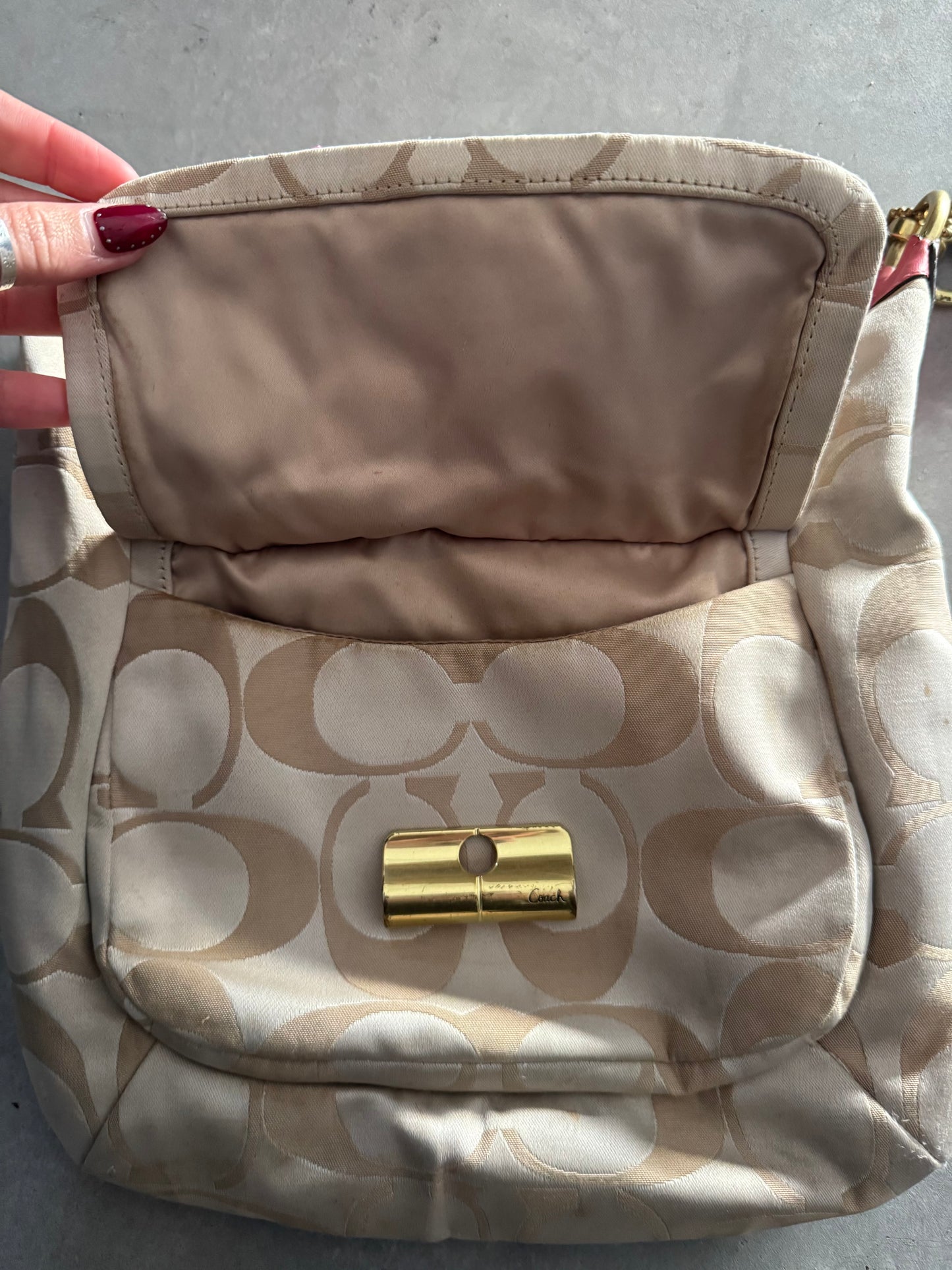 Vintage Coach Kristin Signature hobo shoulder bag