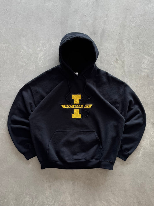 Vintage Iowa Hawkeyes Hoodie - XL