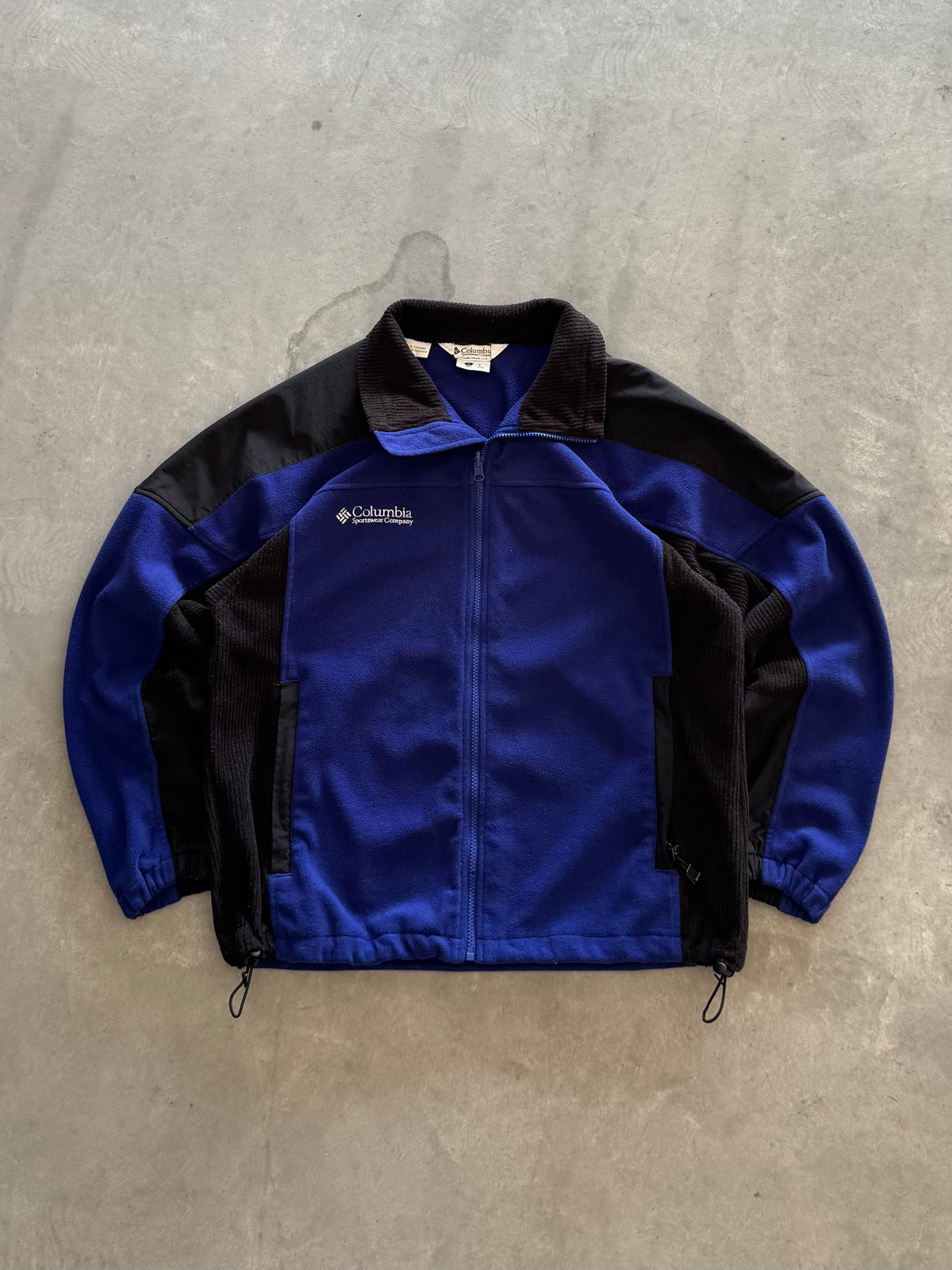 Vintage Fleece Columbia Zip Up Jacket - M