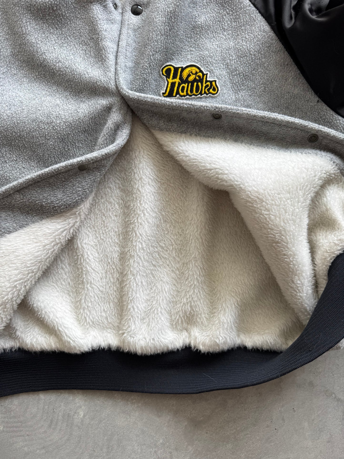 Vintage Iowa Hawkeyes Bomber Jacket - L