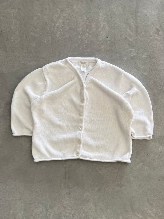 Vintage Christopher & Bank 3/4 Sleeve Cardigan - L