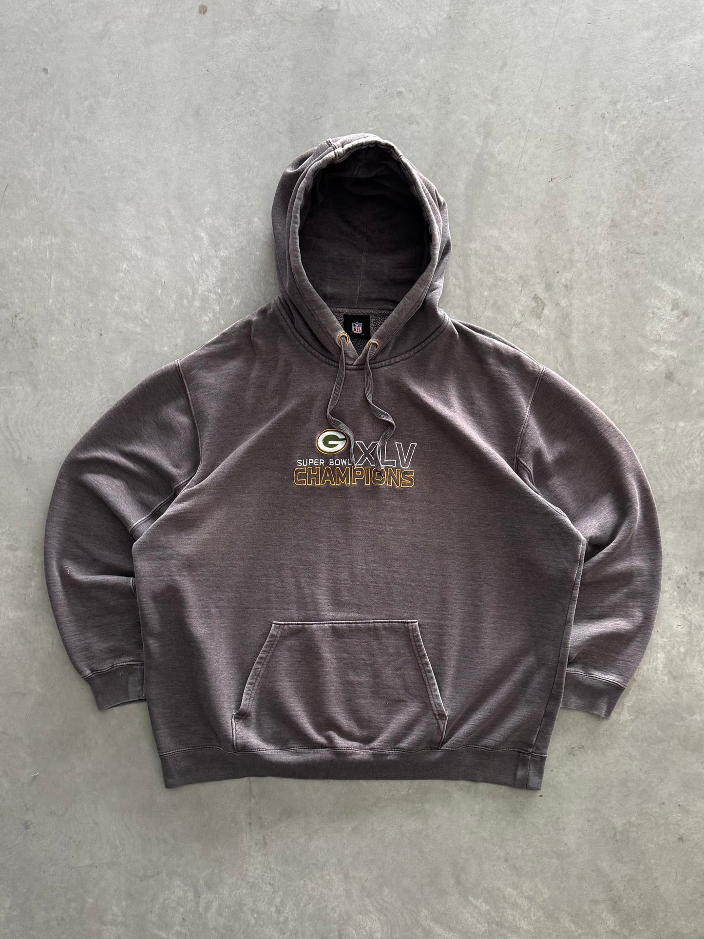 Vintage Green Bay Packers Super Bowl Hoodie - XXL