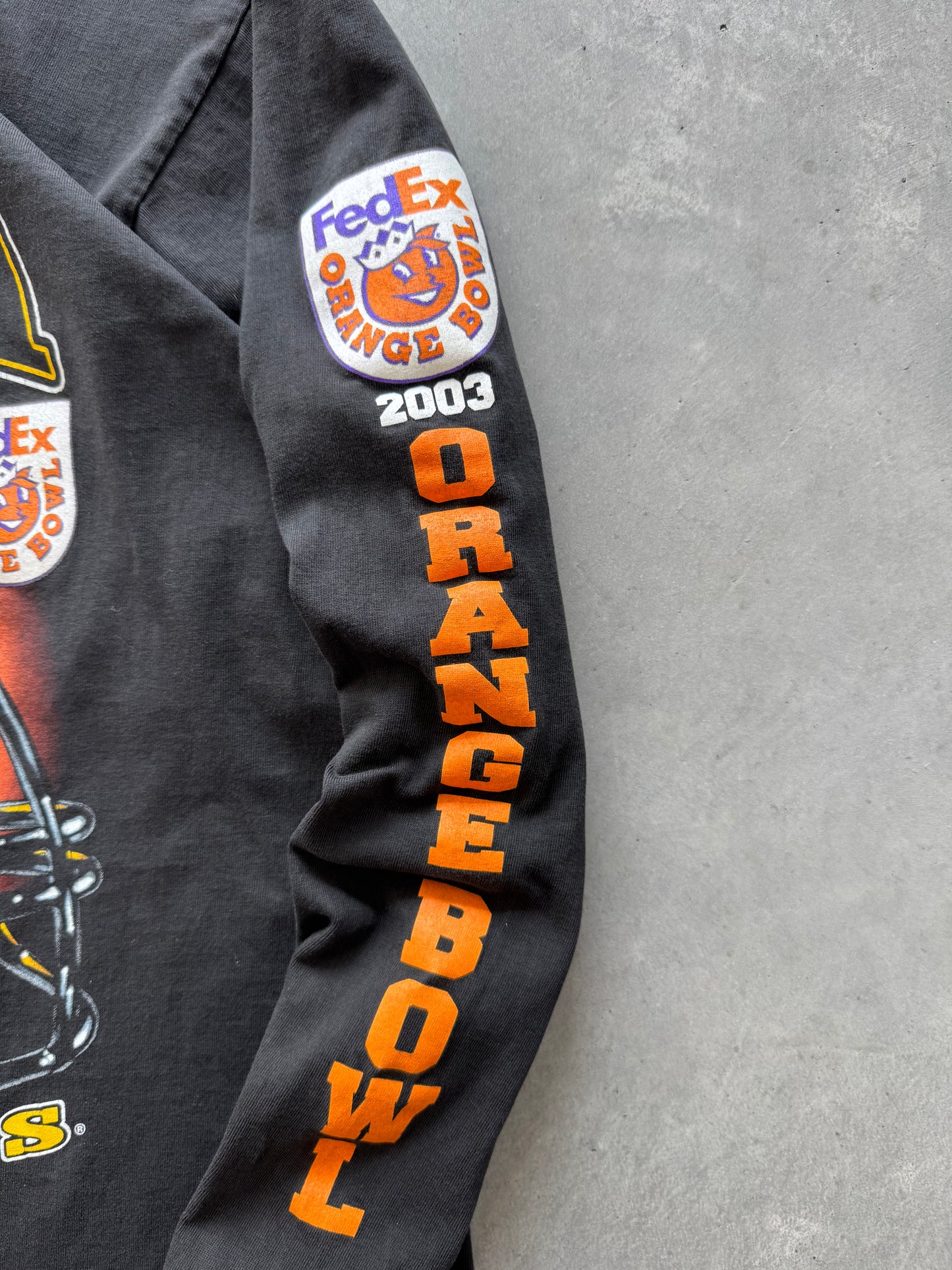 Vintage Iowa Hawkeyes 2003 Orange Bowl Longsleeve - XL