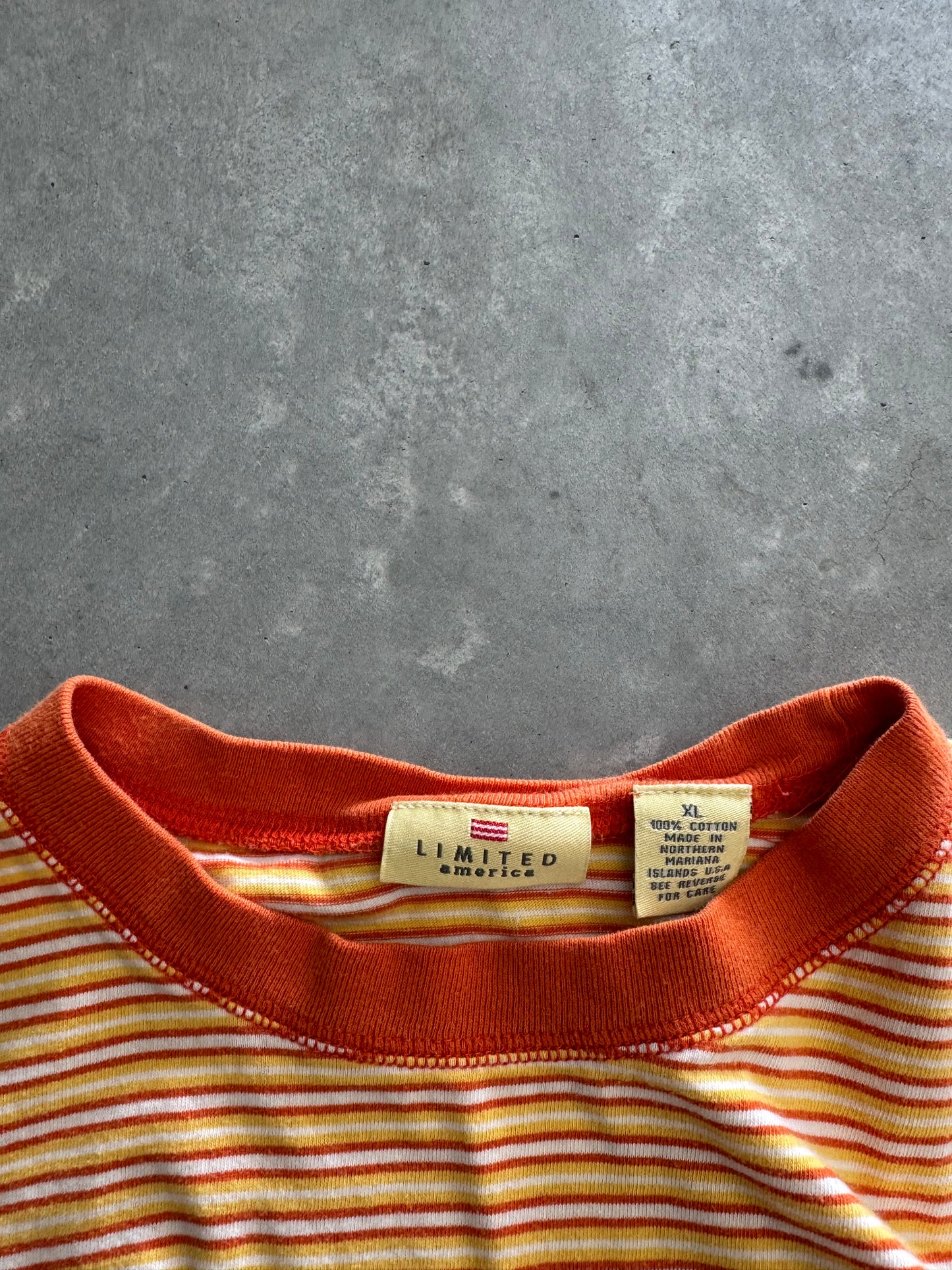 Vintage Striped Women’s Tee - XL