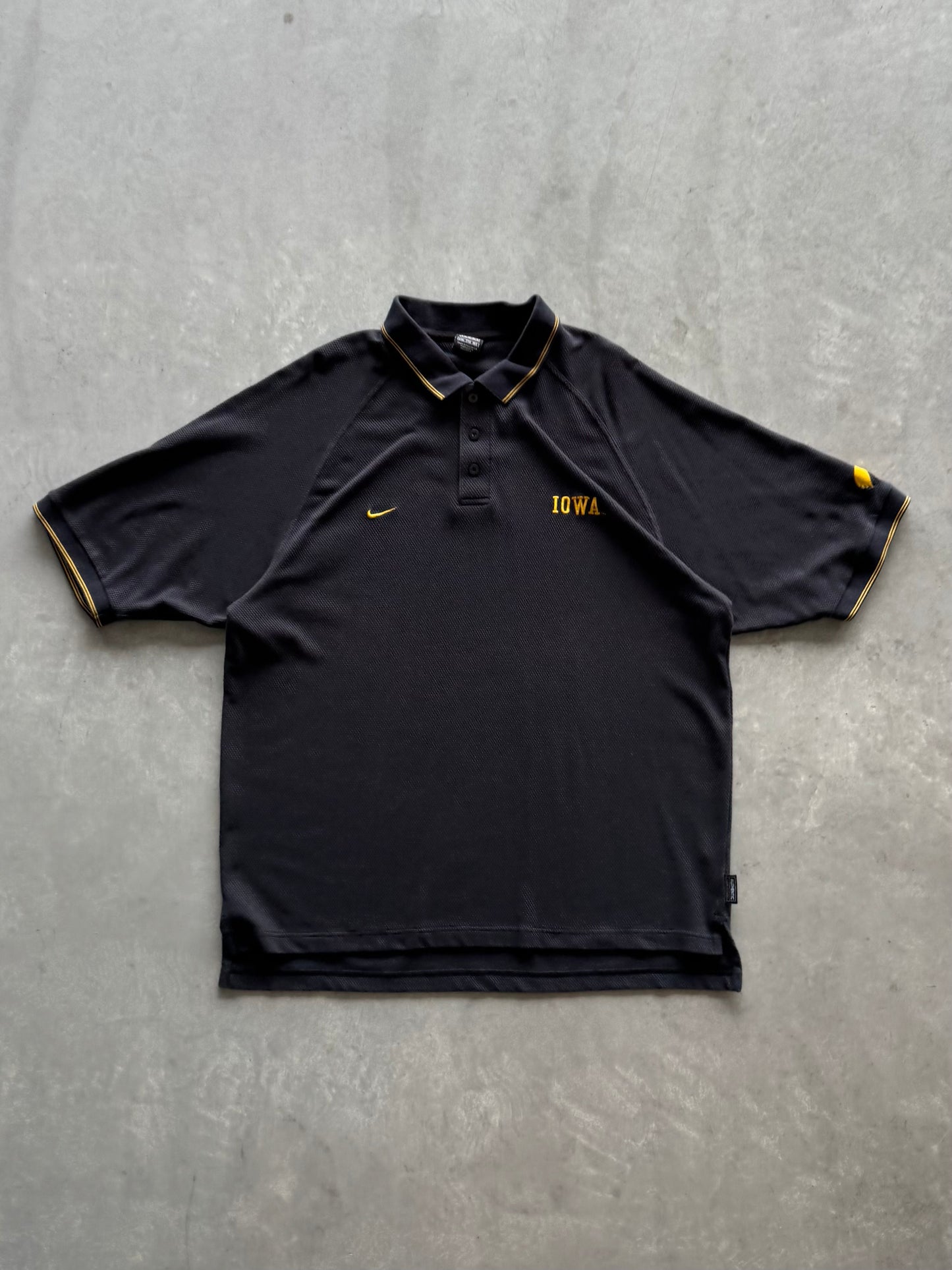 Vintage 90s Nike Iowa Hawkeyes Polo - XXL